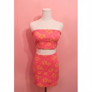 Garage Floral Pink and Yellow Set